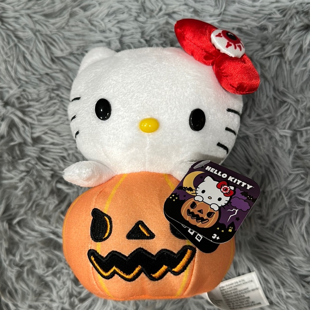 Hello Kitty Halloween Pumpkin Plush from CVS x Sanrio